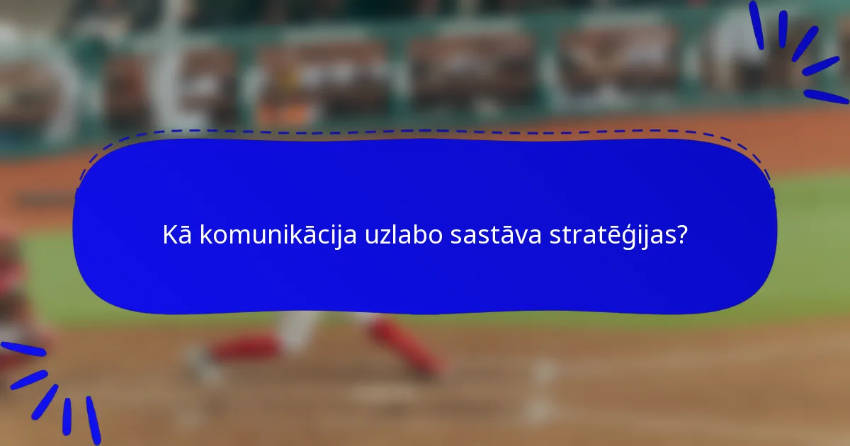 Kā komunikācija uzlabo sastāva stratēģijas?